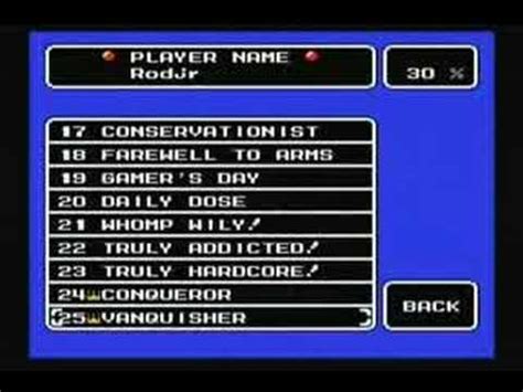 mega man 9 challenges.